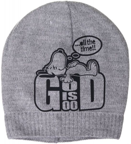 Шапочка дитяча для дівчинки Kraft+ 1001 р.50-52 сірий меланж 