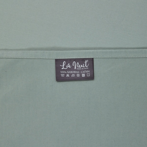 Комплект постельного белья Solid 2 зеленый La Nuit 