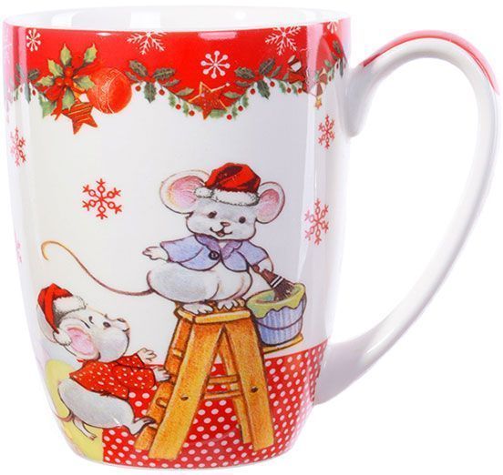 Чашка Новорічні мишки 3 400 мл 985-051 Lefard