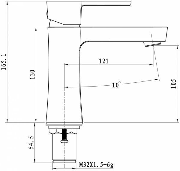 Смеситель для умывальника Mixxen Гранд-2 MXAL0346
