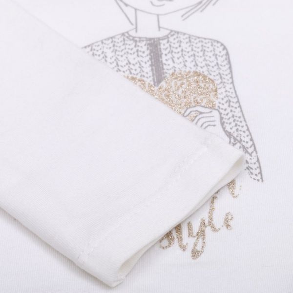 Блуза Фламинго белый 759-416 