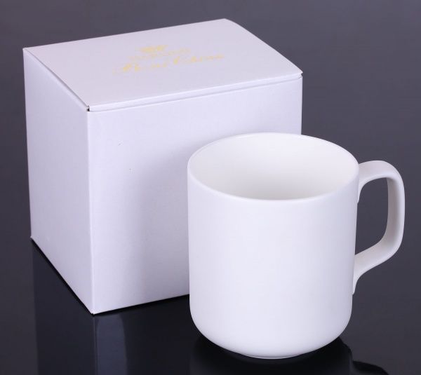 Чашка Matt&Shiny 330 мл біла в подарунковій упаковці Narumi