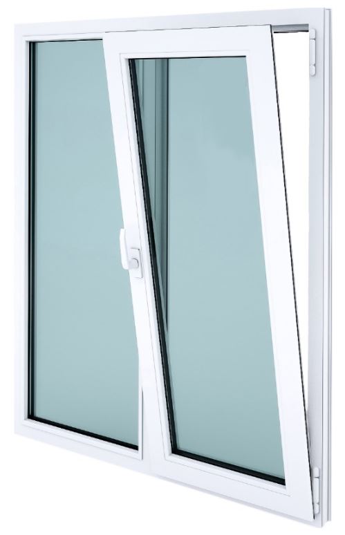Вікно поворотно-відкидне Windoff's 58 1140x1420 мм праве