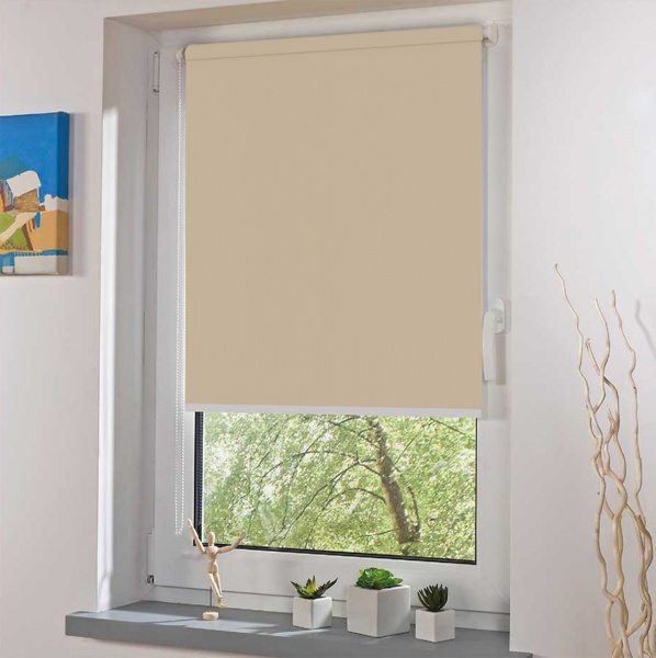 Ролета міні Rollotex струна Rimini Ice 65x150 см пудрова 
