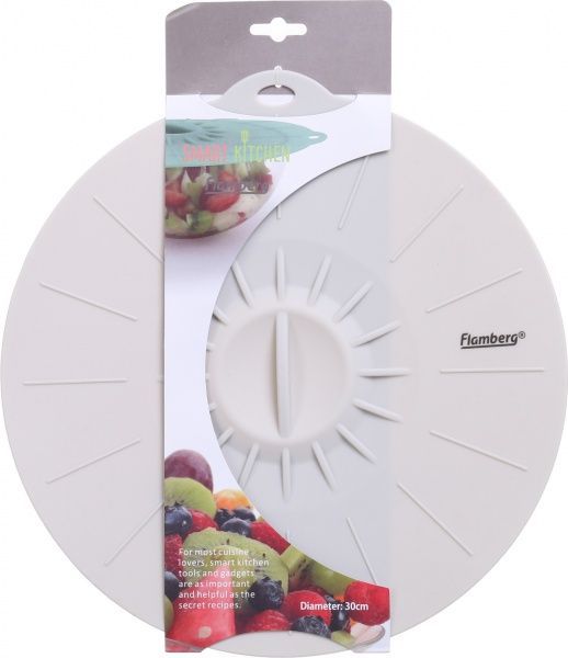 Крышка кухонная силиконовая 30 см Flamberg Smart Kitchen