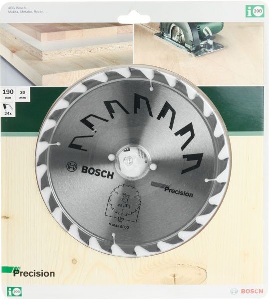Пильный диск Bosch Precision 190x30x2.5 Z24 2609256869