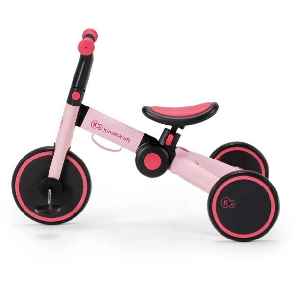 Велосипед детский Kinderkraft 3 в 1 4TRIKE Candy Pink розовый KR4TRI00PNK0000 