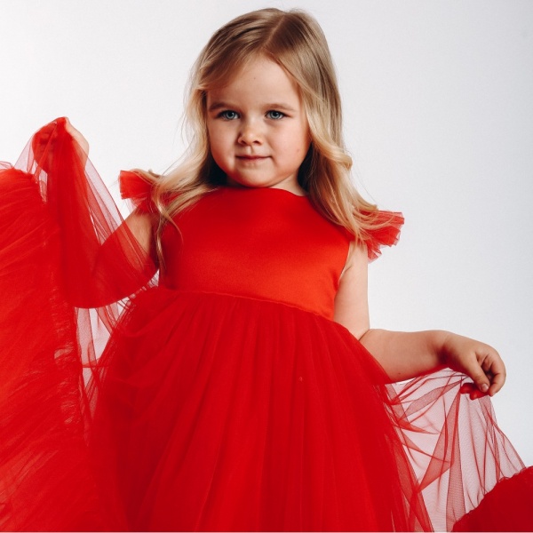 Сукня Maya-MI Пушинка з крильцям 0105-0071-4 р.128 червоний 