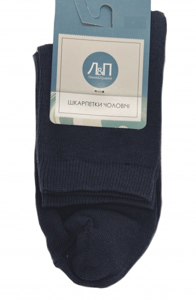 Шкарпетки чоловічі Лівий&Правий 220 (короткі) р. 40-41 темно-сірий 1 пар 