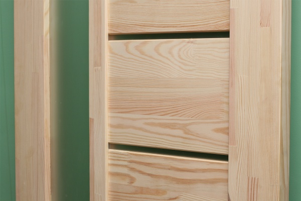 Дверное полотно Домінант-Вуд Эталон 1-1 - полустекло 700х2000х36 ПГ 700 мм под покраску 