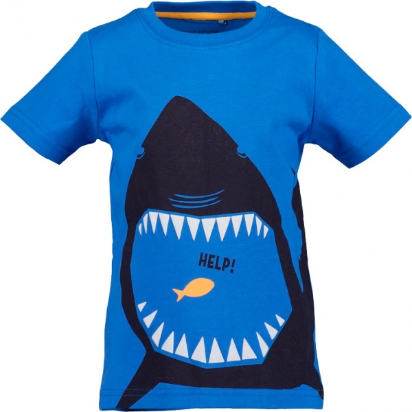 Футболка для мальчиков Blue Seven Акула р.110 синий 802263 X * 98 