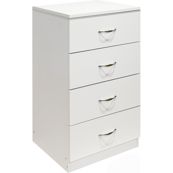 Комод Компаніт 4А Німфея Альба білий/білий 