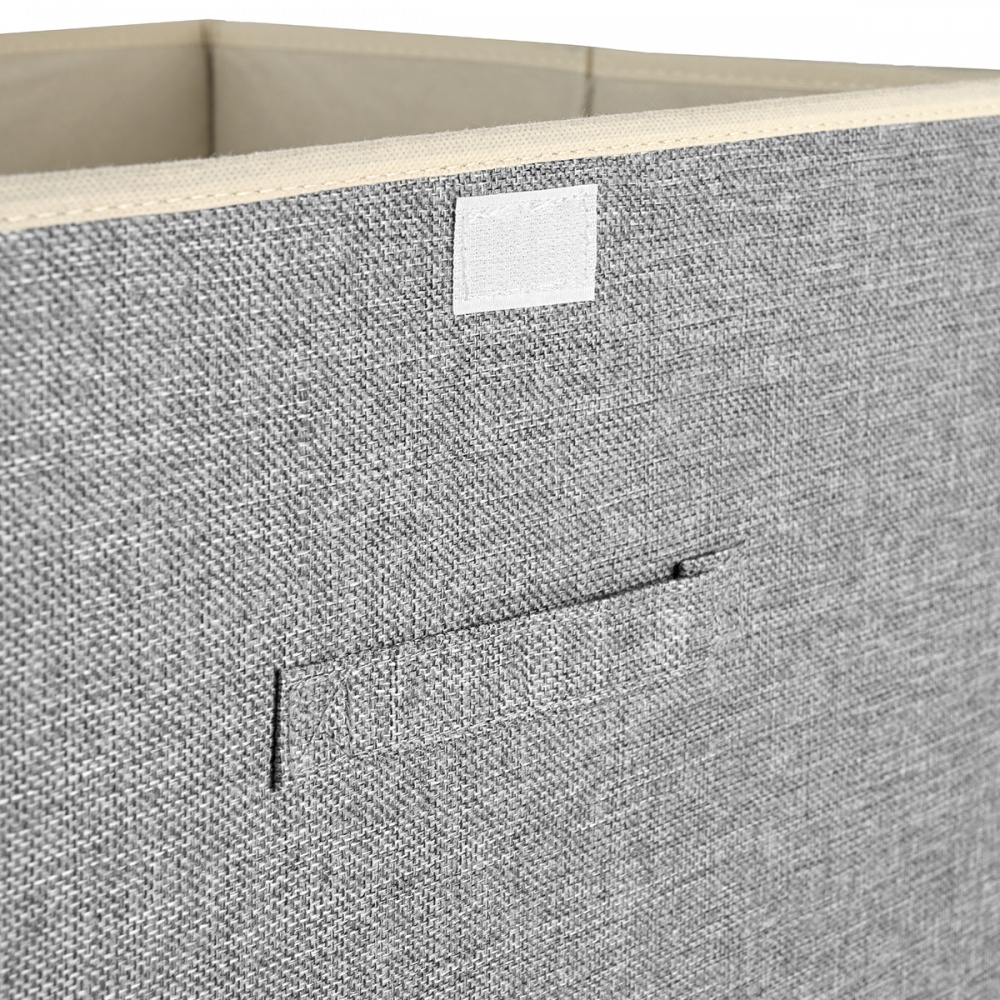 Ящик для зберігання TH-07 XL LIGHT GRAY світло-сірий 310x500x350 мм