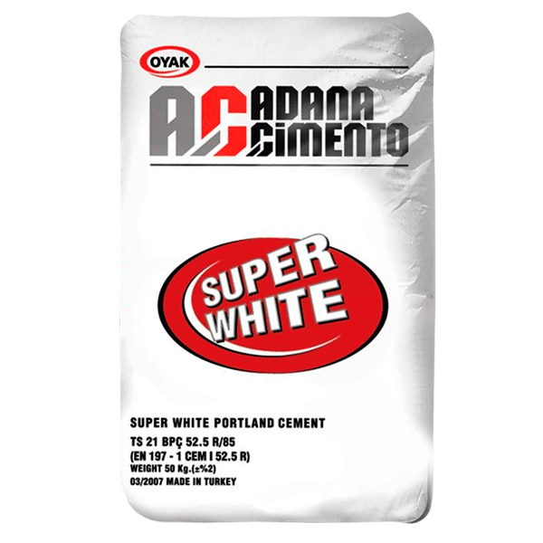 Цемент белый Adana 25 кг
