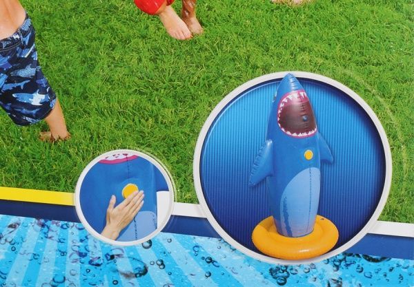 Игрушка Bestway 52246 Боксерская груша Акула 74х74х132 см