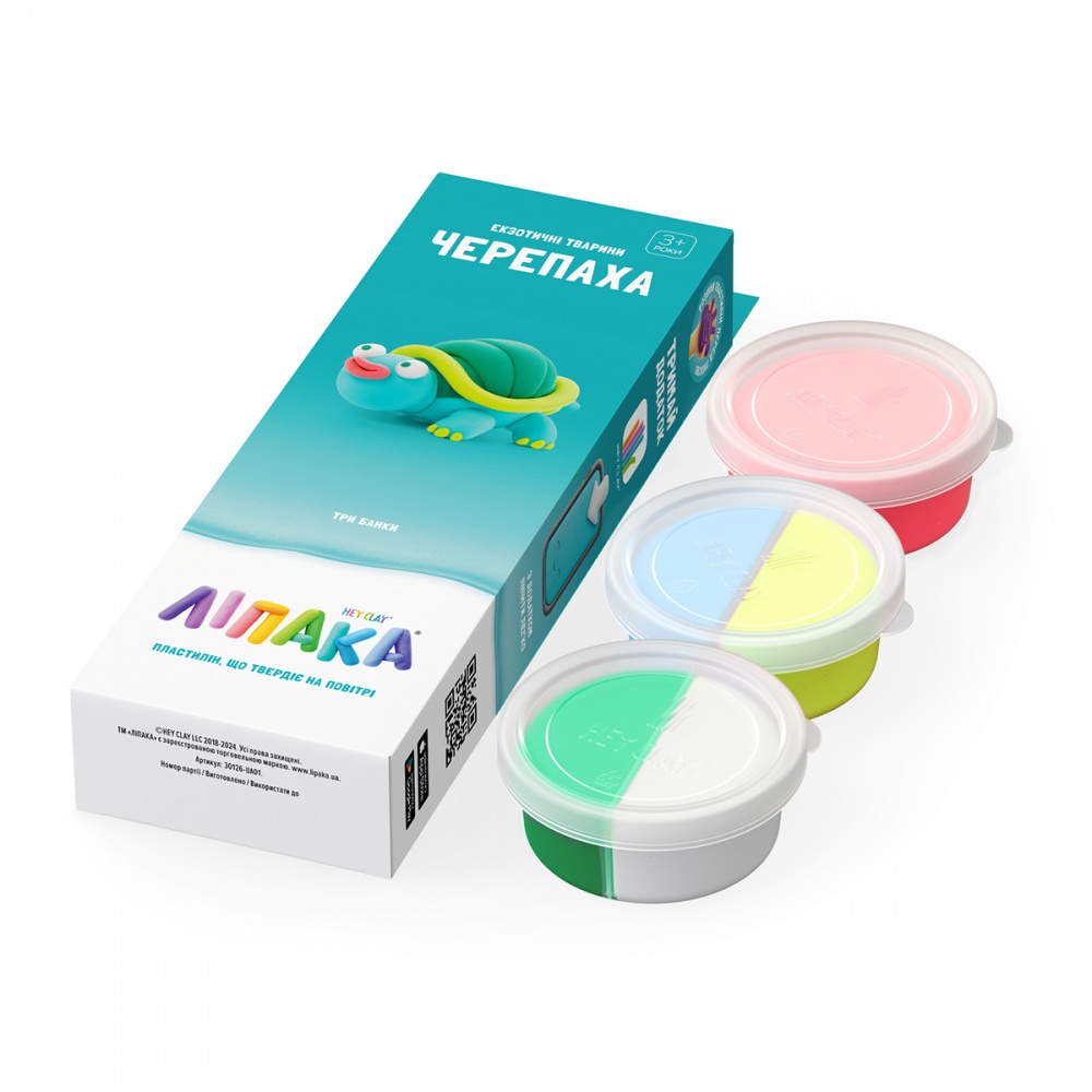 Набор пластилина Lipaka самозатвердевающего - Черепаха 30126-UA01