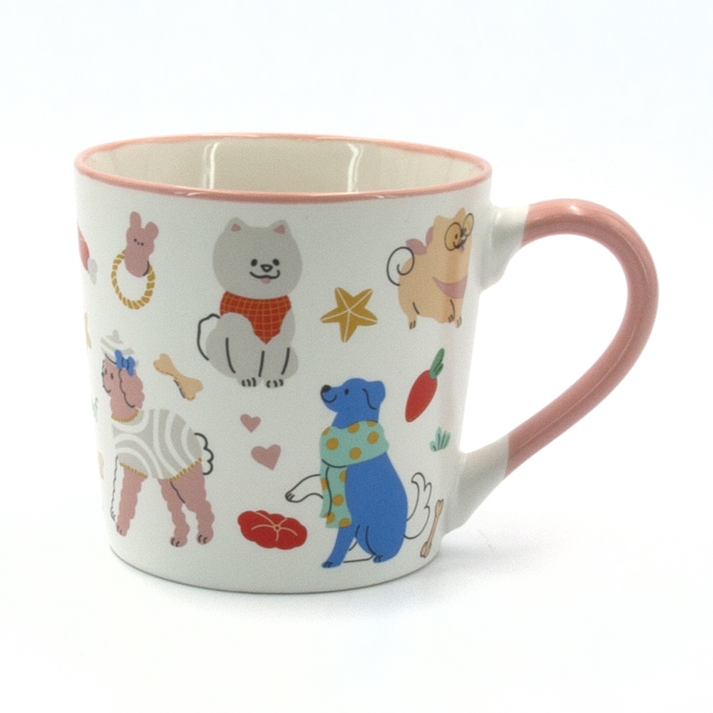 Чашка Milika Feawyn DogsPink 390 мл M0520-B357-G3430B