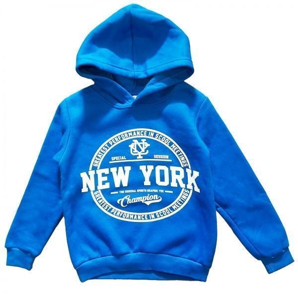 Толстовка ALG New York 8245 р.146 синий 
