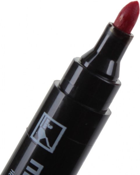 Маркер перманентний 4Office 1-3 мм 4-102 червоний 