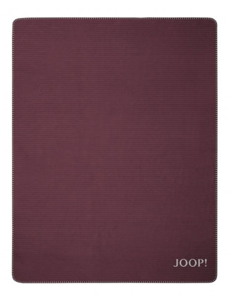 Плед Melange-DF Bordeaux-Graph 150x200 см молочный/бордовый Joop! 
