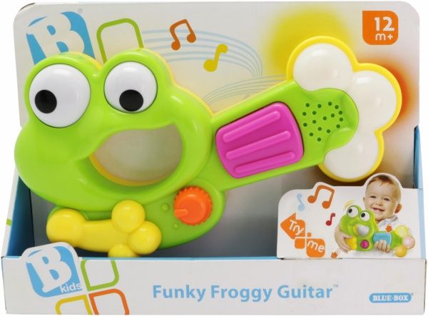 Игрушка развивающая B kids Лягушонок-гитара музыкальная 04159