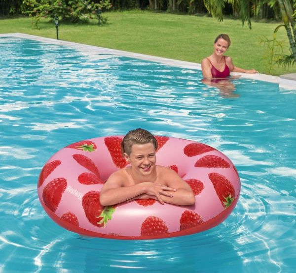 Круг надувной Bestway ø119 с запахом малины (36231)
