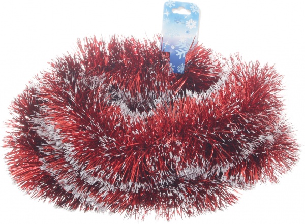 Дождик новогодний элит 10 3 м красный