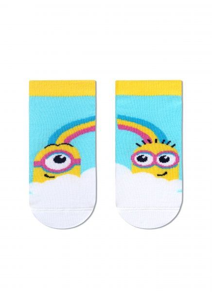 Носки детские Брестские 3095 Minions (укороченные) 275 р.11-12 лазурный 