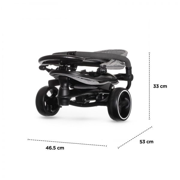 Велосипед-коляска Kinderkraft Jazz сірий KKRJAZZGRY0000