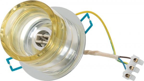 Светильник точечный Светкомплект AG0291 YL G9 хромово-желтый 