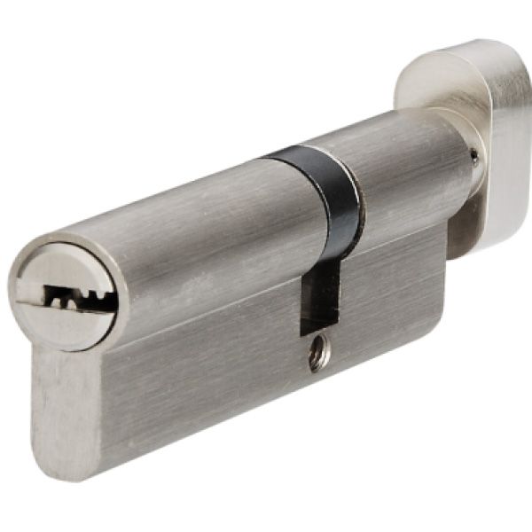 Евроцилиндр Linde L6Р35/45T SN матовый никель
