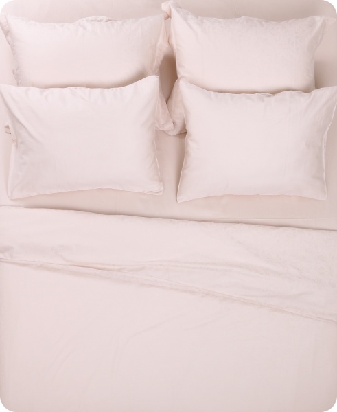 Комплект постільної білизни Delone 2 208ТС бежевий La Nuit 