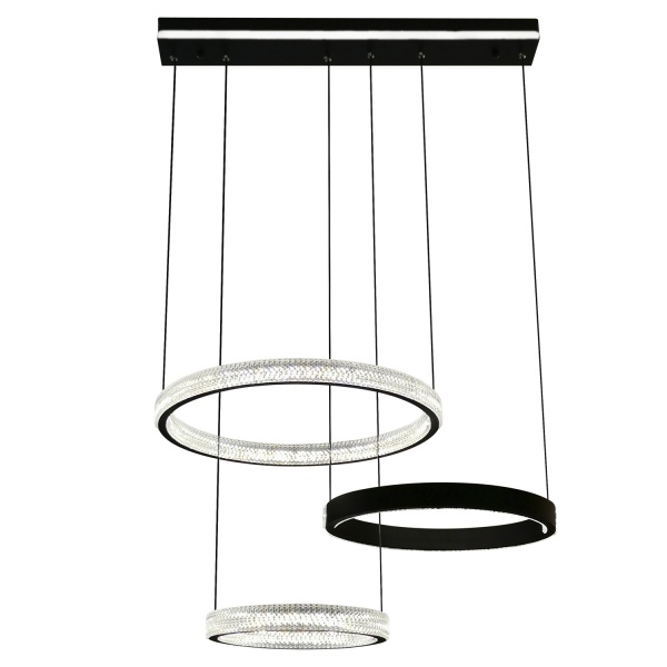 Люстра светодиодная Victoria Lighting с пультом д/у 110 Вт черный Apollo/SP3 black 
