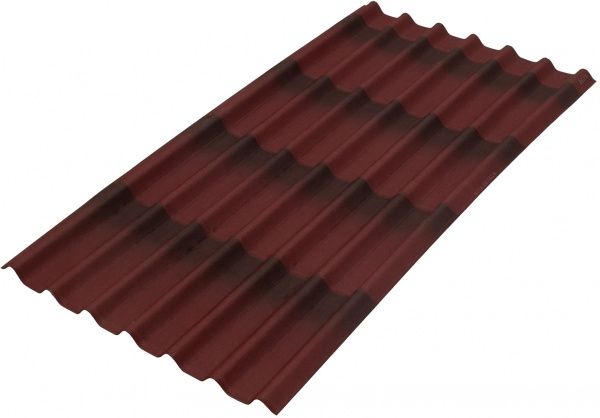 Комплект Onduline 5 листів бітумних DIY червоний 1950х950 мм + 100 цвяхів