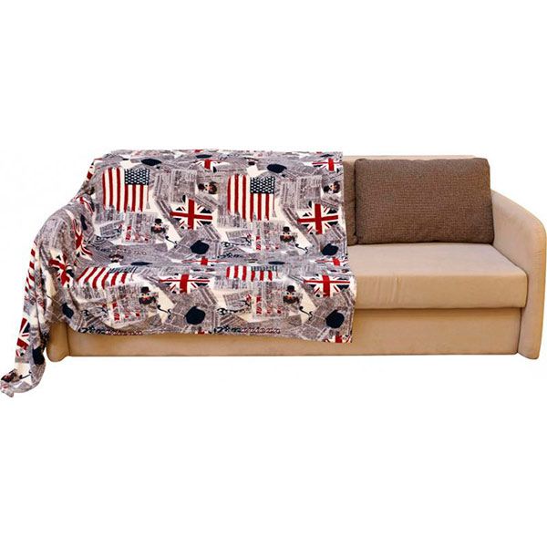 Плед микрофибра Underprice Газетка 160x200 см