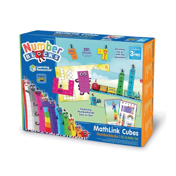 Набор Learning Resources серии Numberblocks – Учимся считать Mathlink® Cubes LSP0949-UK