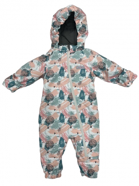 Комбінезон дитячий JOIKS Абстрація білий р.74 КGS-32 