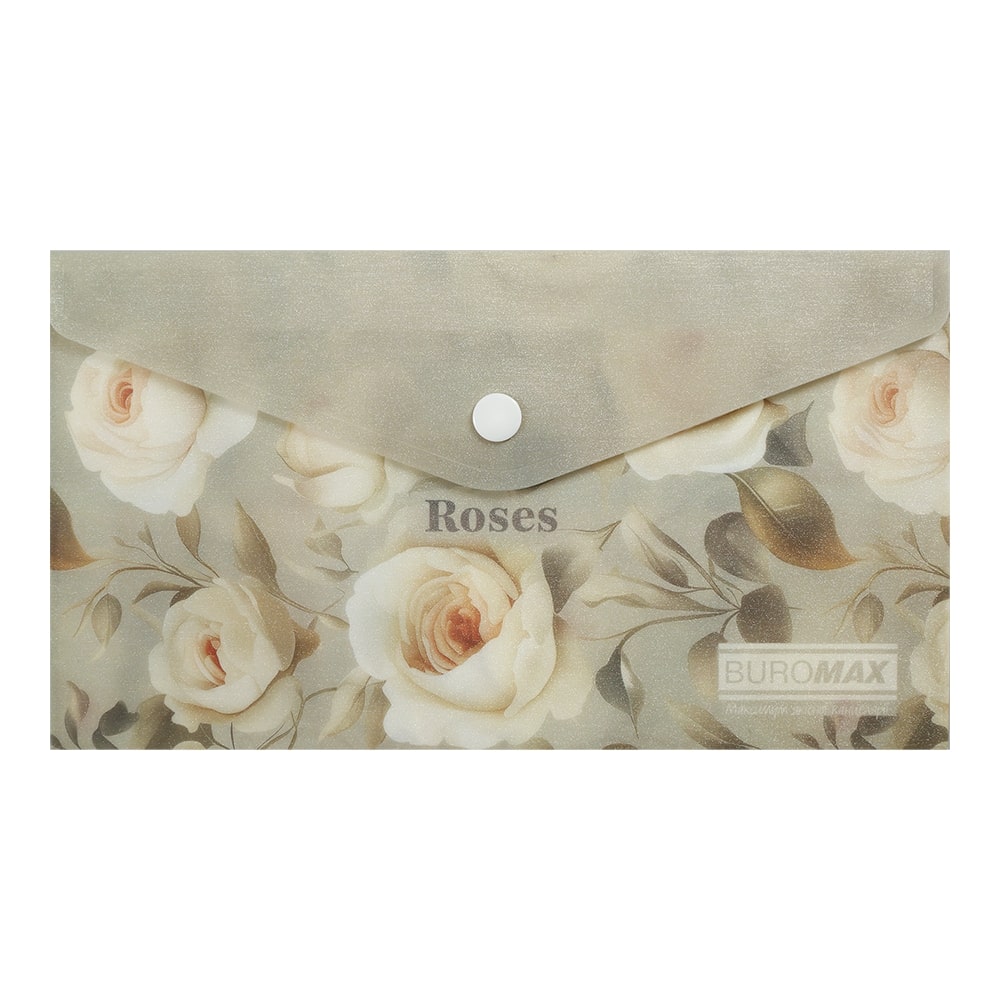 Папка-конверт ARABESKI DL світло-сірий Buromax BM.3853-20