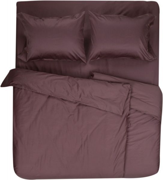 Комплект постельного белья Mono семейный коричневый 