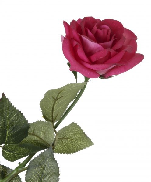 Рослина штучна Троянда 64 см світло-рожева Девілон