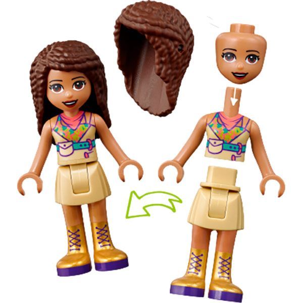 Конструктор LEGO Friends Порятунок тигра з джунглів на повітряній кулі 41423