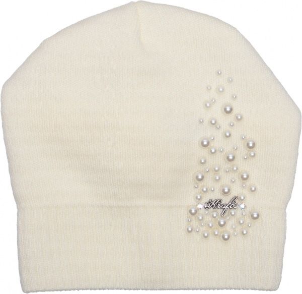 Шапочка детская для девочки Luna Kids р.50-52 бежевый 2313 