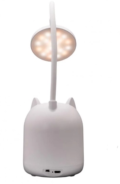 Настольная лампа аккумуляторная Quantum LED TORINO 1x4 Вт белый QM-TL1010