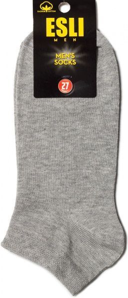 Шкарпетки чоловічі ESLI (короткі) 19С-146СПЕ 000 р. 27 сірий 1 пар 