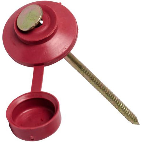 Цвяхи для бітумних хвилястих листів 3,2x70 мм 100 шт червоний 3.2x70 мм 100 шт червоний