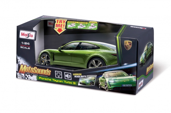 Автомодель Maisto Porsche Taycan Turbo 1:24 81731 green