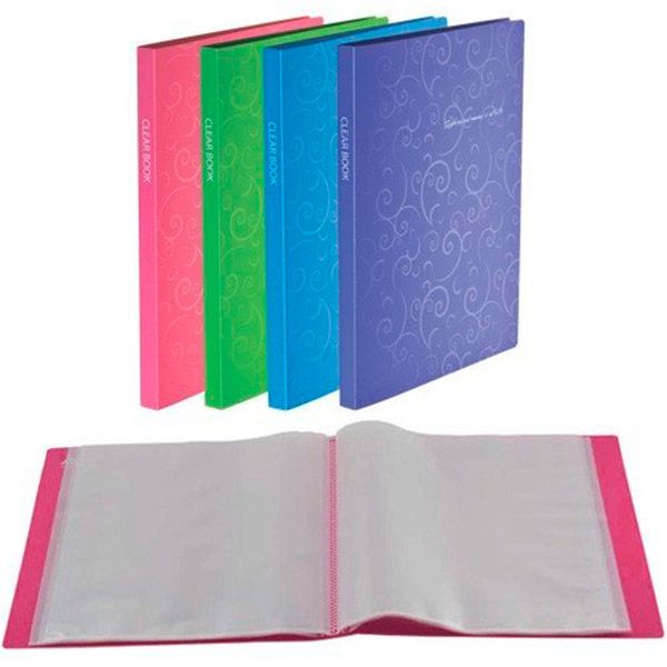 Папка Buromax Barocco c 20 файлами A4