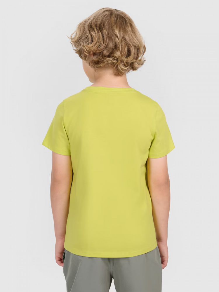 Футболка 4F TSHIRT M2417 4FJWAW25TTSHM2417-72S р.158 жовтий