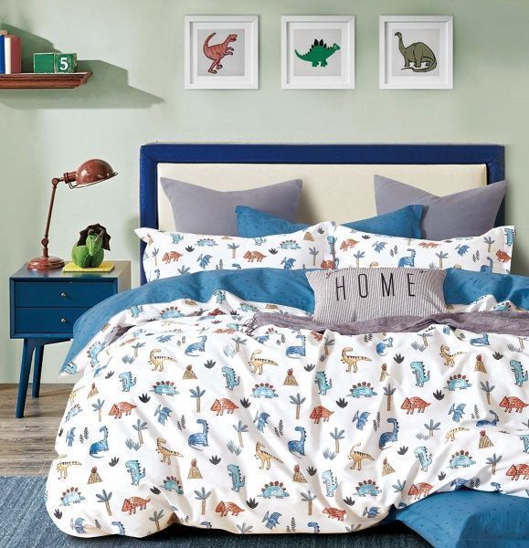 Комплект постельного белья Funny Dinosauria 2 разноцветный 