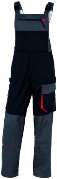 Полукомбинезон рабочий Delta plus D-Mach   р. S DMSALNRPT черный с красным